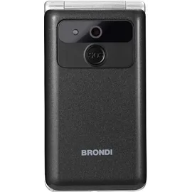Brondi Amico Prezioso, Klappgehäuse, Dual-SIM, 4,5 cm Schwarz Metallic Dual SIM - Schwarz/Silber