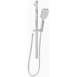 Marwell Quattro II Duschsystem mit Duschstange Silber 150x9,3cm
