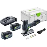 Festool PSC-E 18 EB-Basic Pendelstichsäge + 2x Akku 5,0 Ah + Lader + Systainer