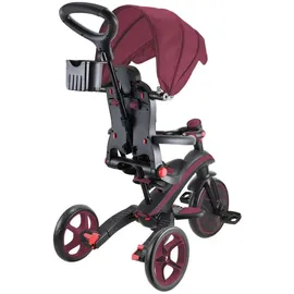 GLOBBER EXPLORER TRIKE FOLDABLE 4in1 dunkelrot – Dunkelrot