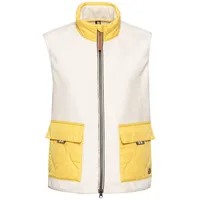 CAMEL ACTIVE Teddy Fleeceweste mit Stehkragen Wollweiß-Gelb, | 46