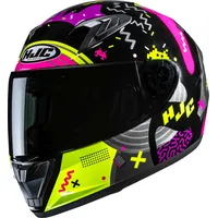 HJC Helmets Y10 Mika Schwarz/Pink L