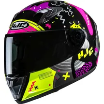 HJC Helmets Y10 Mika Schwarz/Pink L