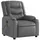 vidaXL Massagesessel Kunstleder 149,5 x 79 x 0 cm Grau mit Fernbedienung