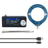 SI4732 für DSP-Mini-Radio mit ESP32-S3, 1,9 Zoll IPS-Farbbildschirm, Vollband-AM/LSB/USB-Empfänger, 1-W-Lautsprecher und Hi-Z-Schaltung, Drehgebersteuerung (blau)