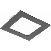 Aigostar Eckige LED Einbauleuchte 6W schwarz 120 x 120 x 22mm