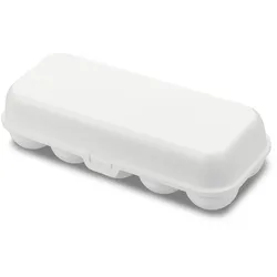 Koziol - Eggs to go Mehrweg Eierbehälter, cotton white