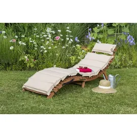 Merxx Ipanema 178 x 54 x 70 cm grün/beige klappbar