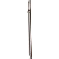 ASTEC Teleskopstangen Set Edelstahl 750-1500 transparent/weiß