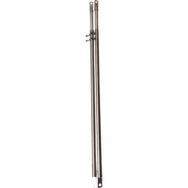 ASTEC Teleskopstangen Set Edelstahl 750-1500 transparent/weiß