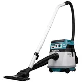 Makita DVC157LZX3 Akku-Staubsauger 15L 2x18V Trocken (ohne Akku, ohne Ladegerät) inklusive AWS Funk-Adapter WUT01, Petrol/Weiß