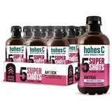 Hohes C Super Shots Antiox (12 x 330ml) – Zellschutz mit Brombeere, Himbeere, Erdbeere, Grüner Mate Tee-Extrakt, Aronia – vegan, ohne Zuckerzusatz & Konservierungsstoffe