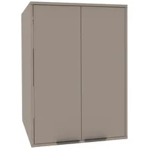 Fackelmann Waschmaschinen Aufsatzschrank 65 x 90 x 65,1 cm Grau