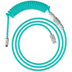 HyperX Coiled Cables Light Green/White Kabel