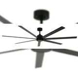 Beacon Lighting Atlanta II 183 cm Deckenventilator Schwarz