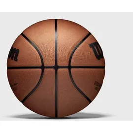 Wilson Basketball NBA OFFICIAL GAME BALL, Indoor, Leder, Größe: 7, Braun