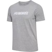 Hummel hmlELEMENTAL Logo Baumwoll T-Shirt 2006 grey melange S