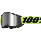 100% Accuri 2 Neon Yellow - Mirror Silver Lens