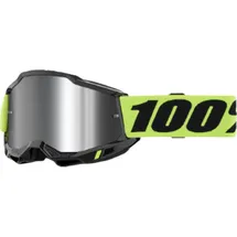100% Accuri 2 Neon Yellow - Mirror Silver Lens