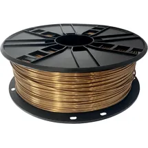 Ampertec 3D-Filament Seiden-PLA gold mit Perlglanz 1.75mm 1000g Spule