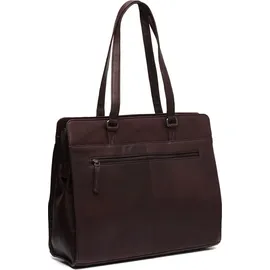 The Chesterfield Brand Fidenza Schultertasche Leder 40 cm Laptopfach braun