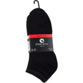 STARK SOUL® Sneakersocken 10 Paar Schwarz 43-46