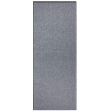 Bt Carpet Bouclé Läufer – Küchenläufer rutschfest Teppichläufer Flachgewebe Kurzflor Teppich Küchenteppich für Flur, Küche, Wohnzimmer, Badezimmer, Bad – Grau, 80x200cm