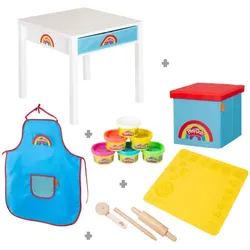 Kreativer Spieltisch roba x Play-Doh inklusive Knete und Zubehör
