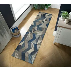 Kadima Design Stilvoller `Esk Luke` Teppich in Kühlen Tönen für Moderne Einrichtungen. 60x230 cm