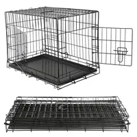 MuCoLa - Hundetransportbox Falltbar Drahtkäfig Hunde Transportbox Gitterbox Hundekäfig