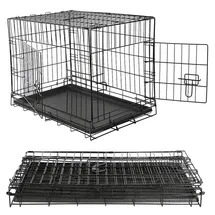 MuCoLa - Hundetransportbox Falltbar Drahtkäfig Hunde Transportbox Gitterbox Hundekäfig