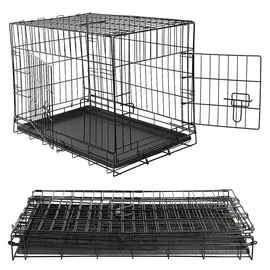 MuCoLa - Hundetransportbox Falltbar Drahtkäfig Hunde Transportbox Gitterbox Hundekäfig