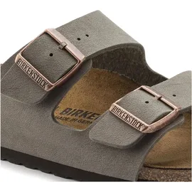 Birkenstock Arizona Birko-Flor Nubuk schmal stone 43