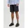 JACK & JONES "JPSTKARL BARRET CHINO SHORTS MID SN", Herren, Gr. XL, N-Gr, schwarz navy, Web, Obermaterial: 98% Baumwolle, 2% Elasthan, unifarben, weit kniebedeckend, Hosen Chinoshorts, mit Taschen