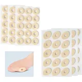 Funngy Hühneraugenpflaster,90 PCS Warzenpflaster Hornhautpuffer Anti-Reibung Reduziert Fuß und Fersenschmerzen für Hühneraugen Dornwarzen und Hornhaut rutschfeste Blasenpflaster für Männer und Frauen