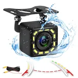 HD Auto-Rückfahrkamera Auto-Rückfahrkamera IP68 wasserdichte 8-LED-Rückfahr-B...
