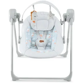 Kinderkraft - Babyschaukel SWINGEE mit Melodie, grau, 4xAAA/230V - Grau