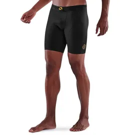 Skins Power Kurze Leggings Herren Schwarz XL