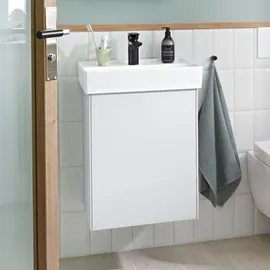 Villeroy & Boch Collaro Waschbeckenunterschrank Anschlag links 41 x 55 cm White Matt