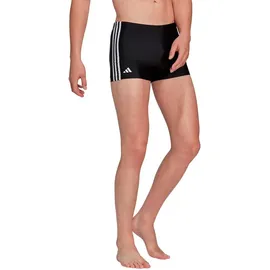 adidas Classic 3-Streifen Boxer-Badehose Black / White S