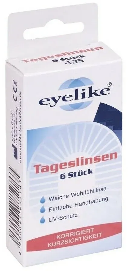 Eyelike Kontaktlinse Tageslinse -1,50 6er