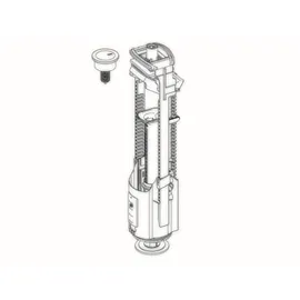 Laufen Heberglocke H8900530000001 mit Drücker, für Innengarnitur