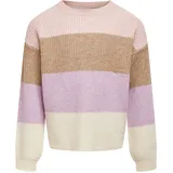 KIDS ONLY KOGSANDY L/S STRIPE Pullover KNT NOOS - 146/152,