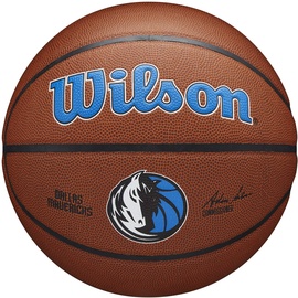 Wilson NBA Team Alliance Dallas Mavericks Indoor/Outdoor, Mischleder, Größe: 7