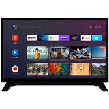 Toshiba 24WA2063DAZ 24 Zoll Fernseher / Android Smart TV (HD Ready, HDR, Google Assistant, Triple-Tuner,