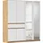 Kleiderschrank Tübingen 180 x 197 x 54 cm Beige/Weiß