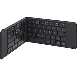 InLine® faltbare Bluetooth Tastatur "BT-Pocket", für bis zu 3 Bluetooth-Geräte