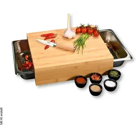 KESPER Schneidebrett-Set Bambus 3-tlg. 35 x 29 x 9,5 cm Braun
