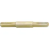 FP Drückerstift 8/10/8 abgesetzt mit Nut grau 050122