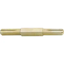 FP Drückerstift 8/10/8 abgesetzt mit Nut grau 050122